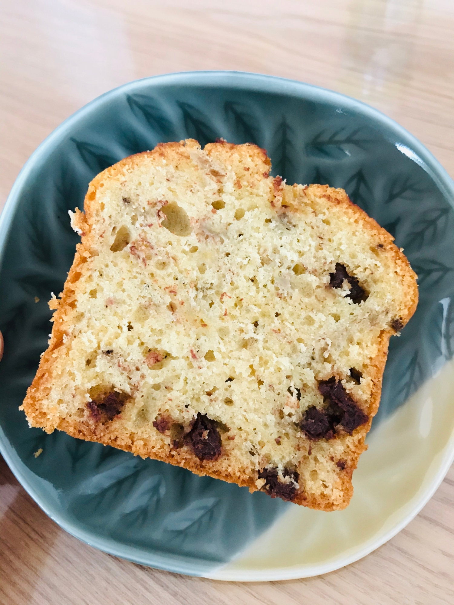 ホットケーキミックスで！チョコバナナパウンドケーキ