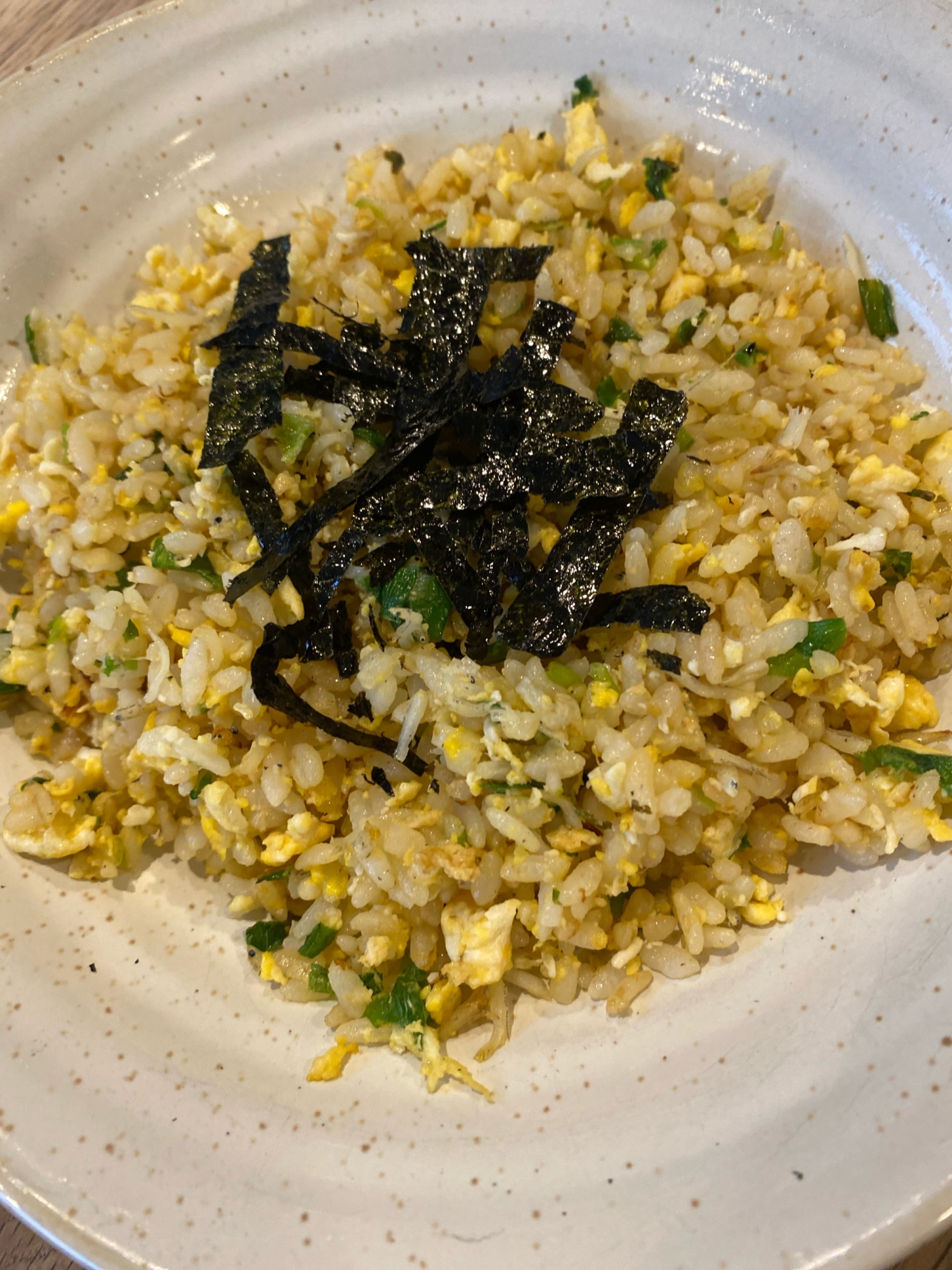 醤油香る　しらすとたまごとネギのチャーハン