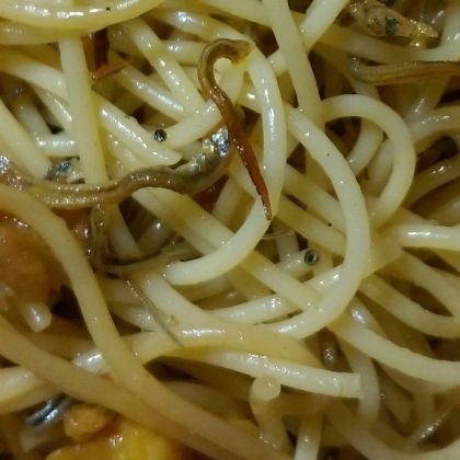 ちりめんじゃこ＆梅干の醤油パスタ