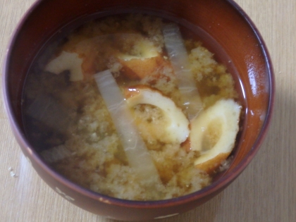 ちくわと大根の味噌汁
