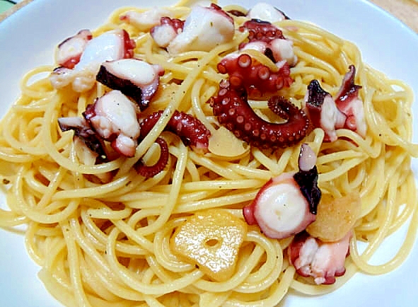 タコとにんにくの和風パスタ レシピ 作り方 By デラみーやん 楽天レシピ タコとにんにくの和風パスタ レシピ 作り方 By デラみーやん 楽天レシピ