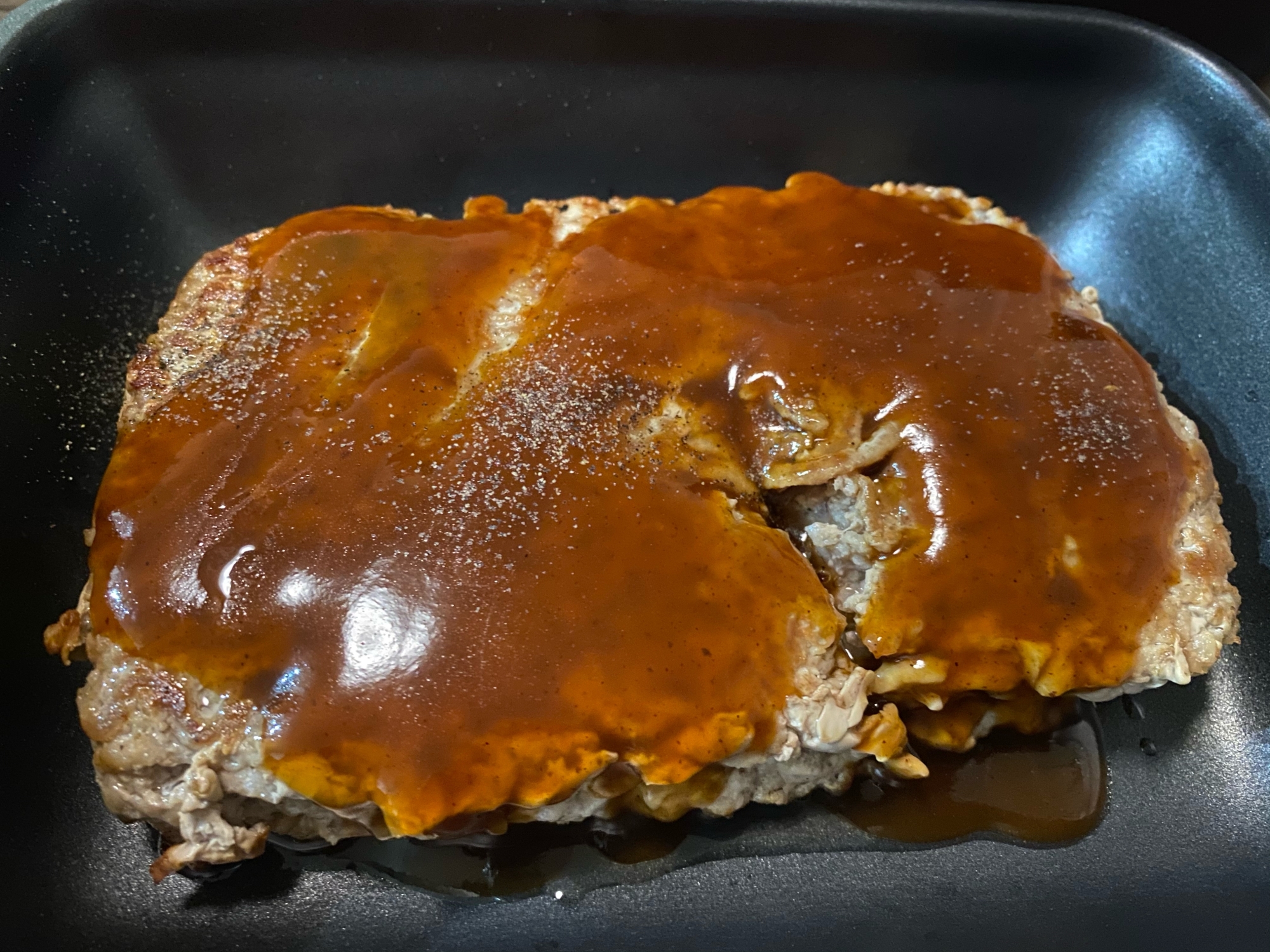 超ズボラ!トレイそのままハンバーグ