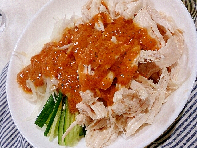 鶏の胸肉で棒々鶏 圧力鍋 レシピ 作り方 By Hideok8 楽天レシピ