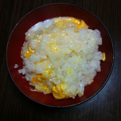 主人が風邪を弾いてしまったので作りました。
食欲がなかったけど、美味しいと言って食べてくれました。