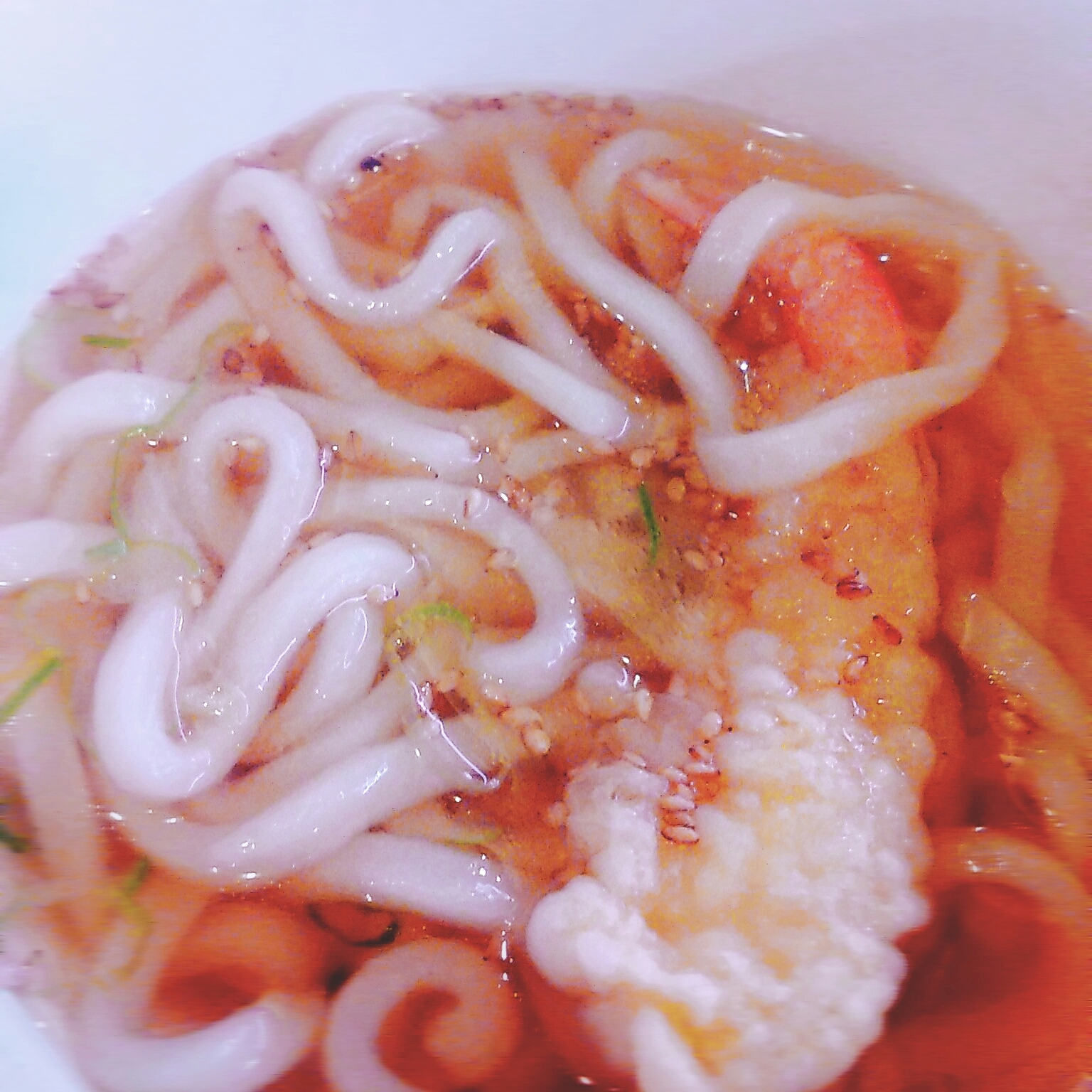 海老天うどん