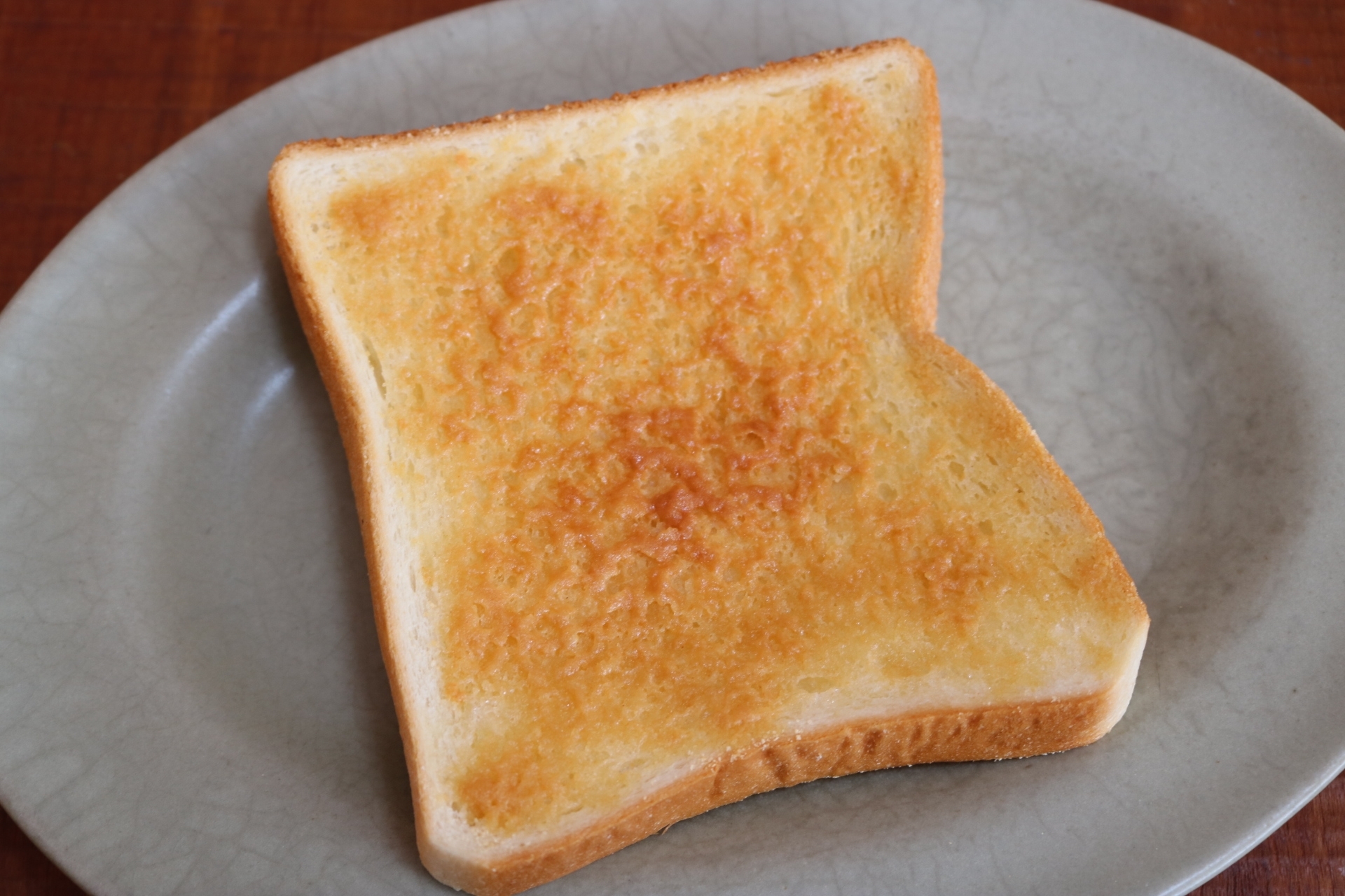 朝食、おやつに！バターきなこトースト！