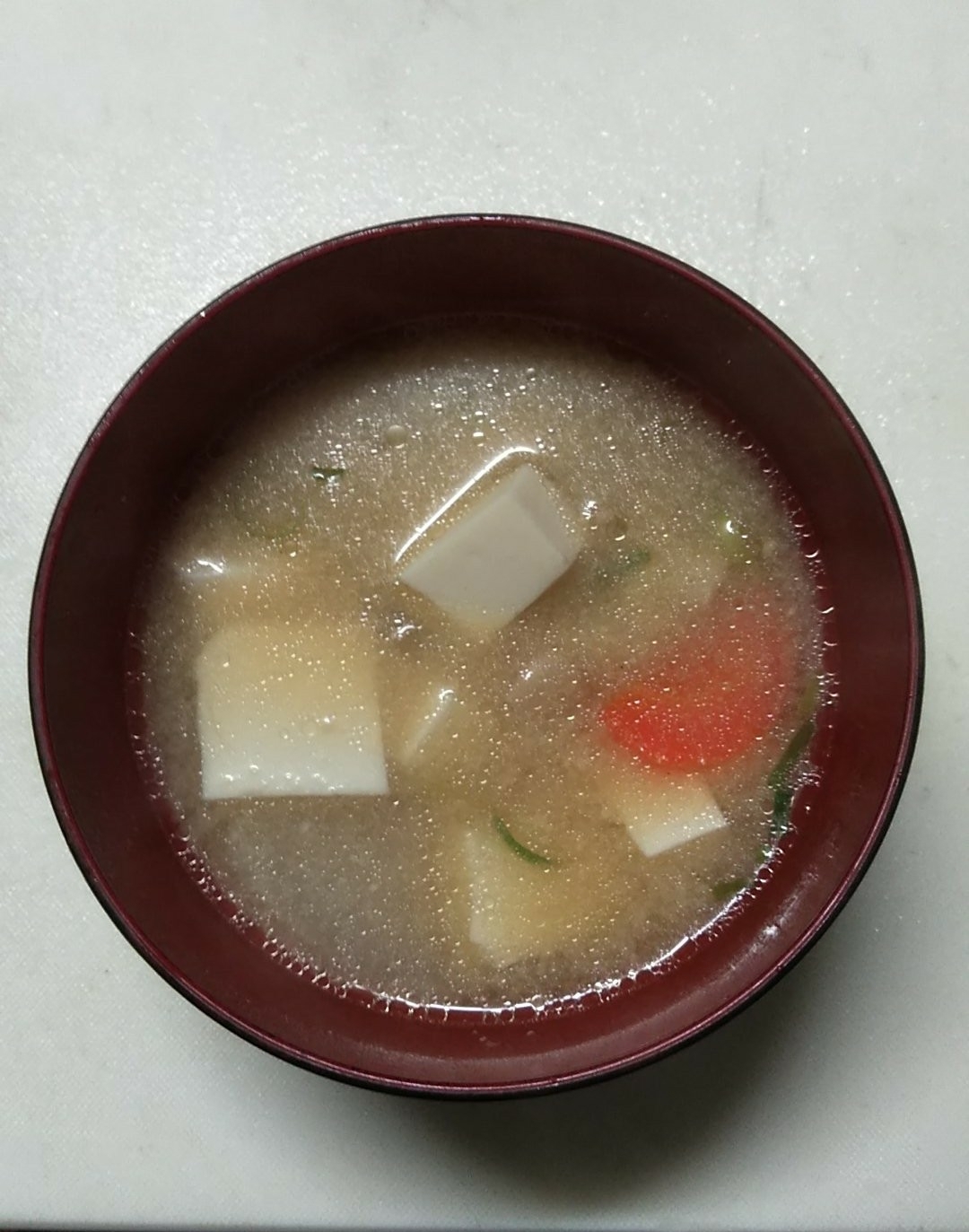 鶏肉と大根の味噌汁