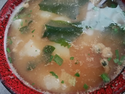 とっても美味しいおみそ汁でした☆