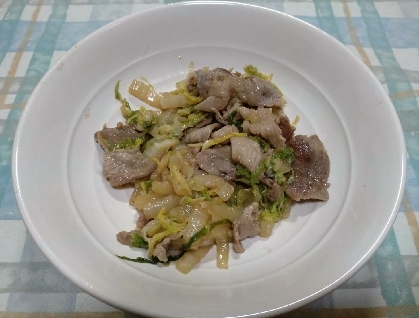 ご飯がすすむ☆豚肉と白菜のオイスター炒め