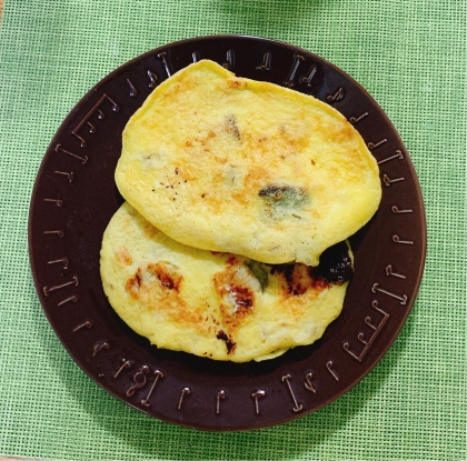 ドライいちごとクルミのパンケーキ