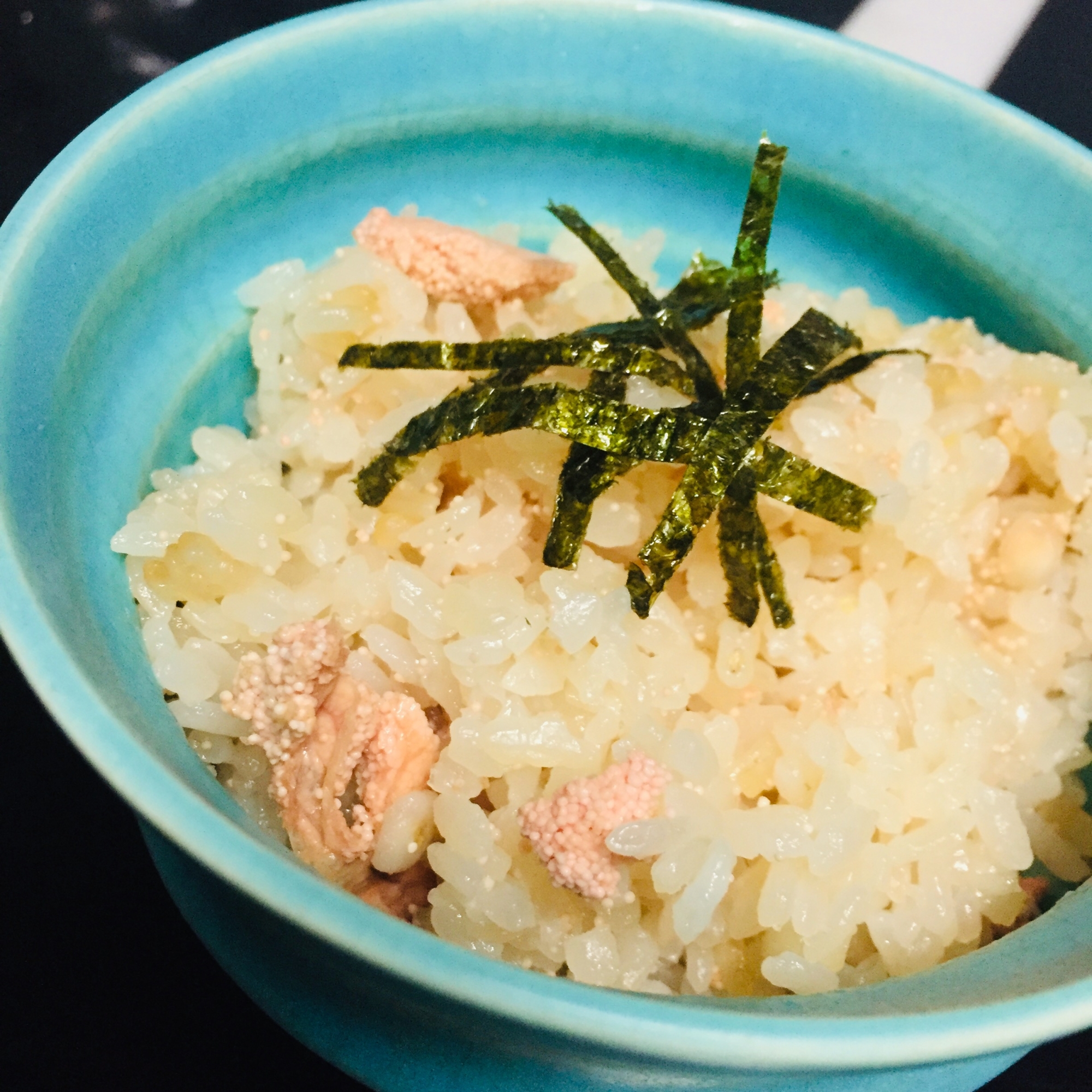 バター醤油のたらこ炊き込みご飯