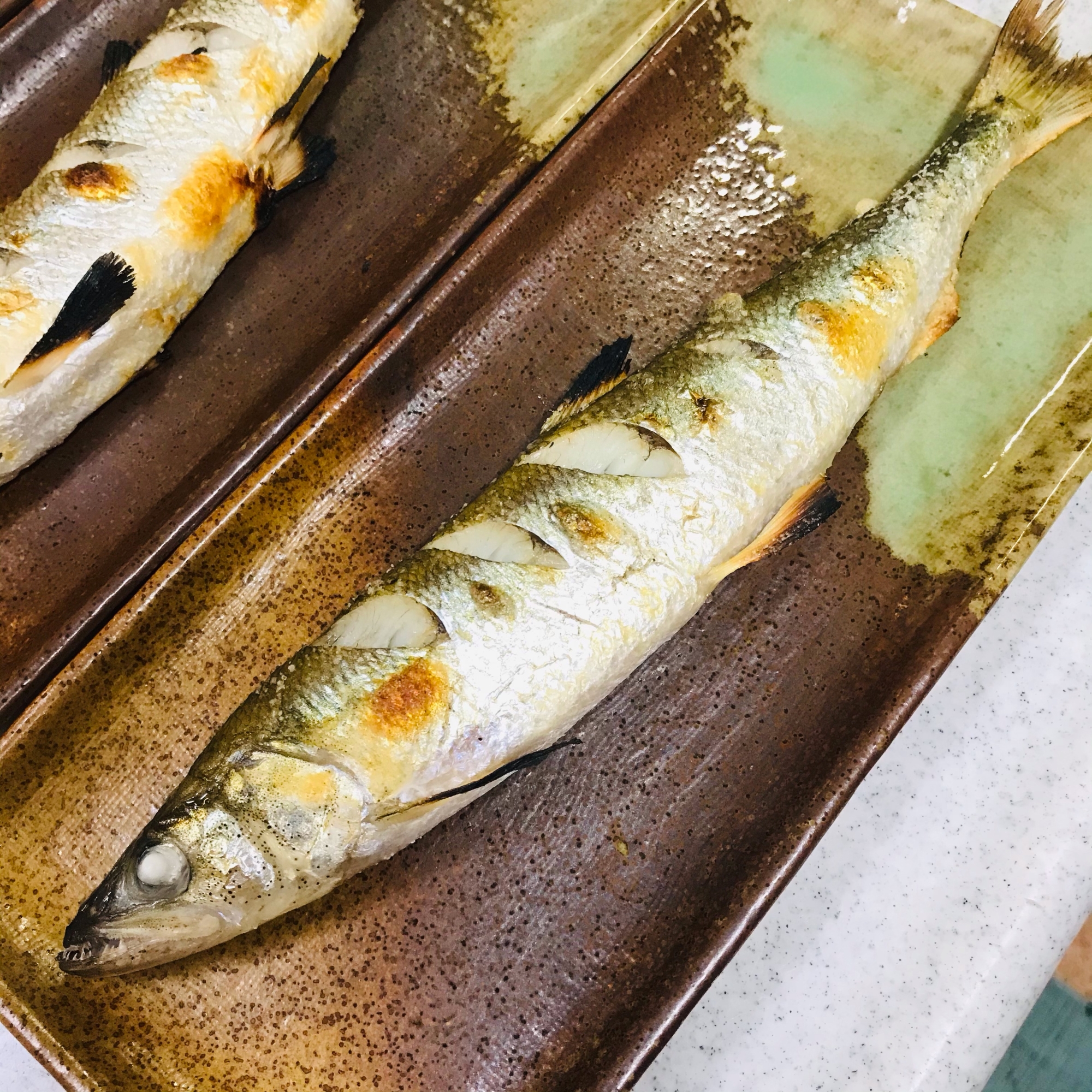 皮パリ‼魚のきゅうりの塩焼き