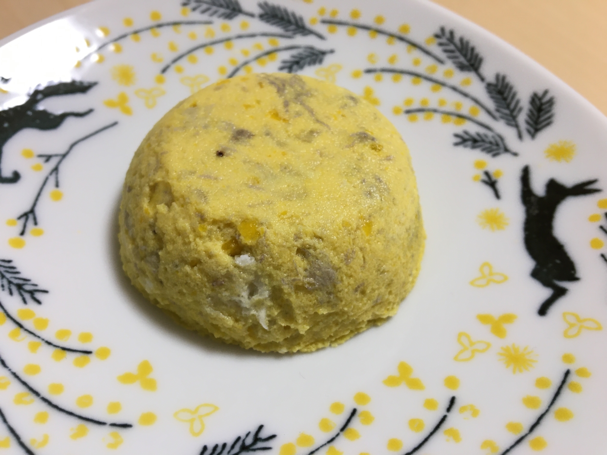 幼児食⭐かぼちゃバナナ蒸しプリン