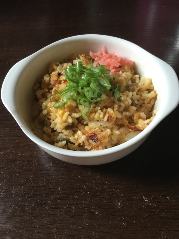 余った食材で和風中華チャーハン