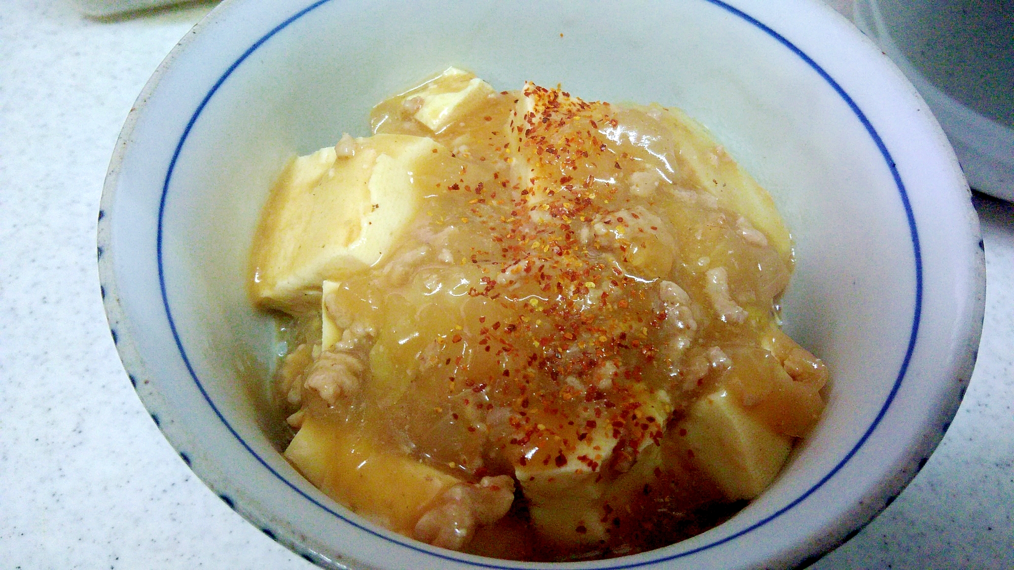 白菜と豆腐のコラボ！和風麻婆丼