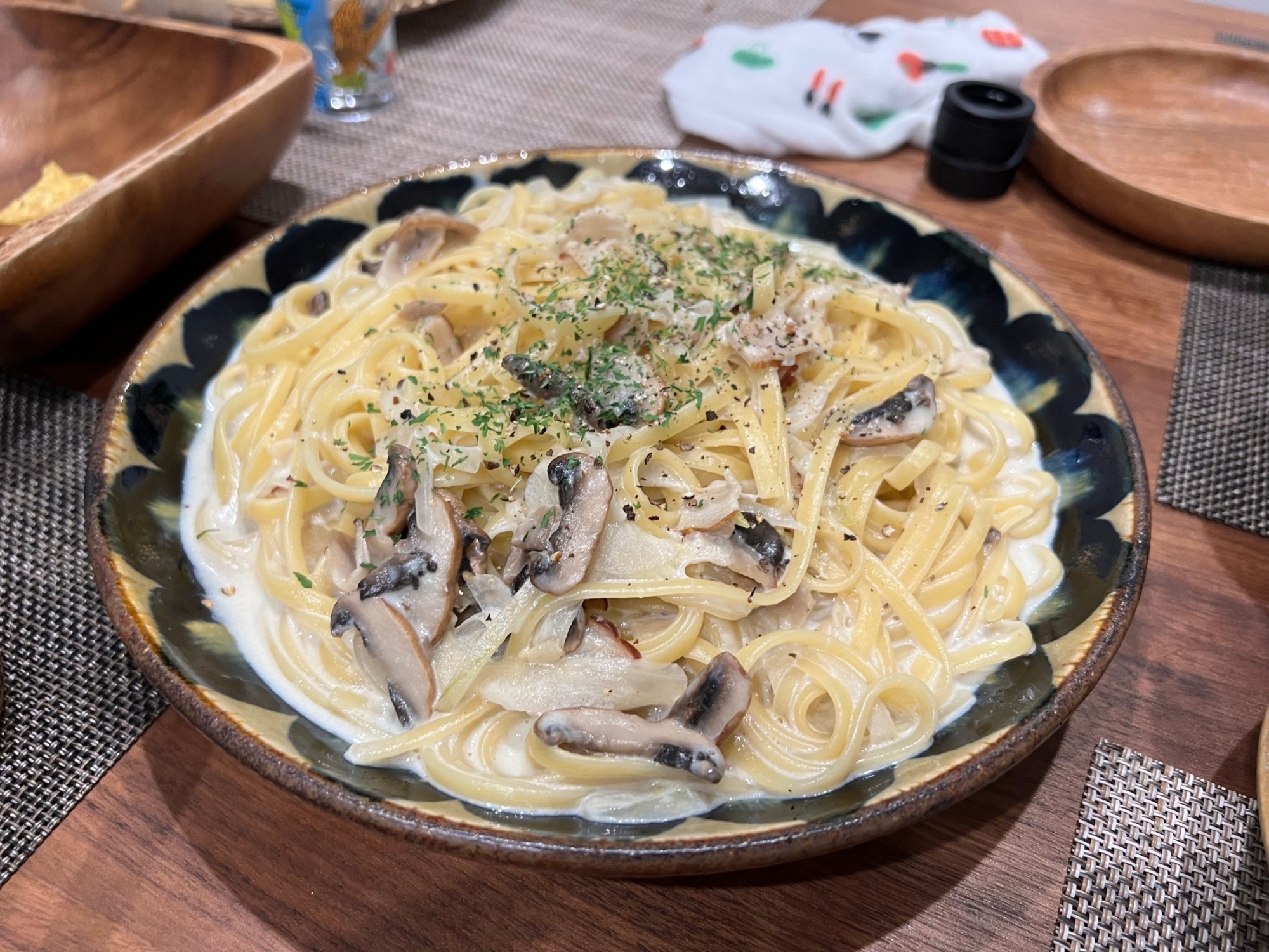 牛乳で作る 簡単クリームパスタ