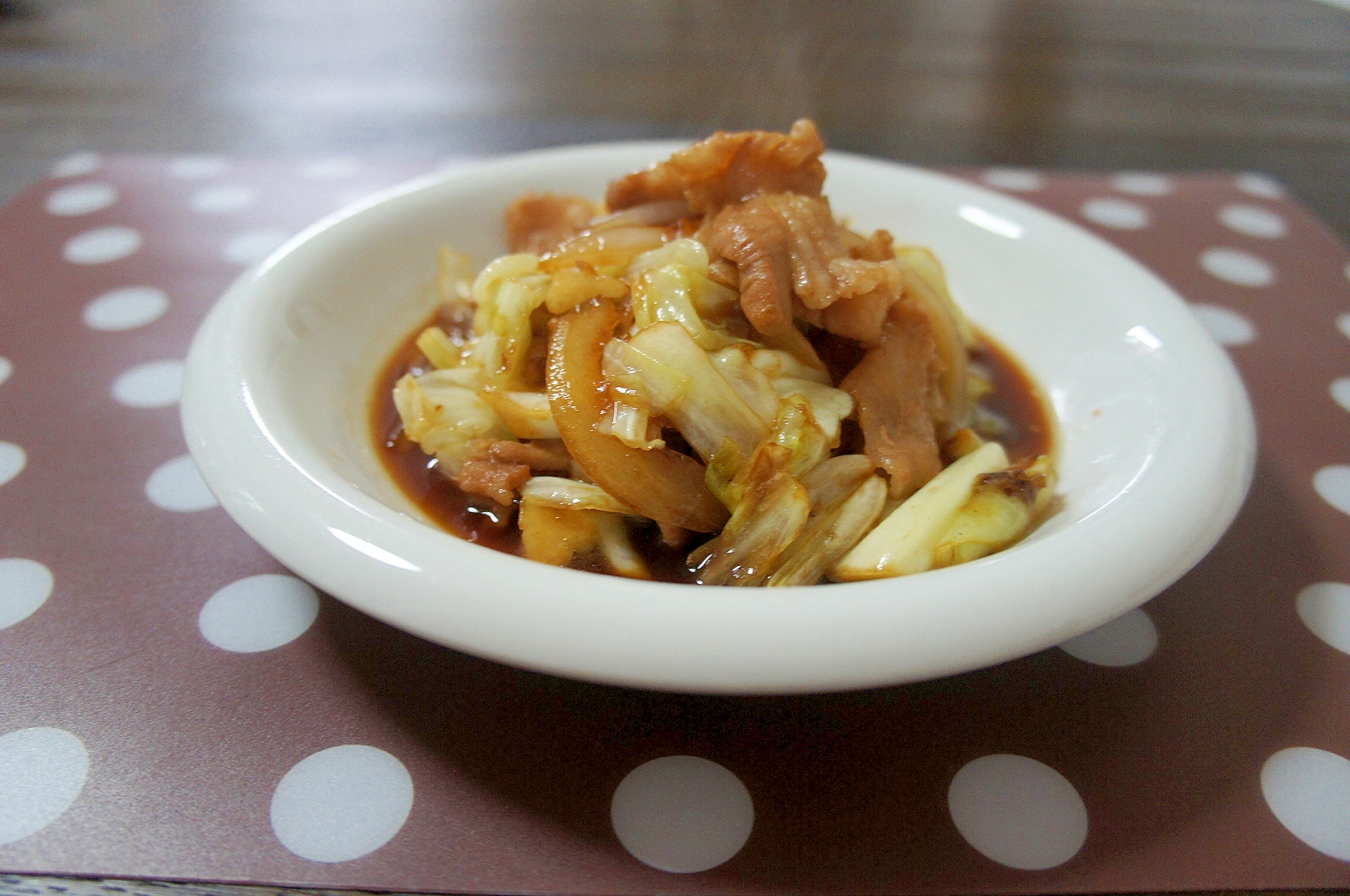 がっつり系の野菜炒め