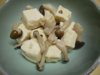 高野豆腐煮の塩麹和え