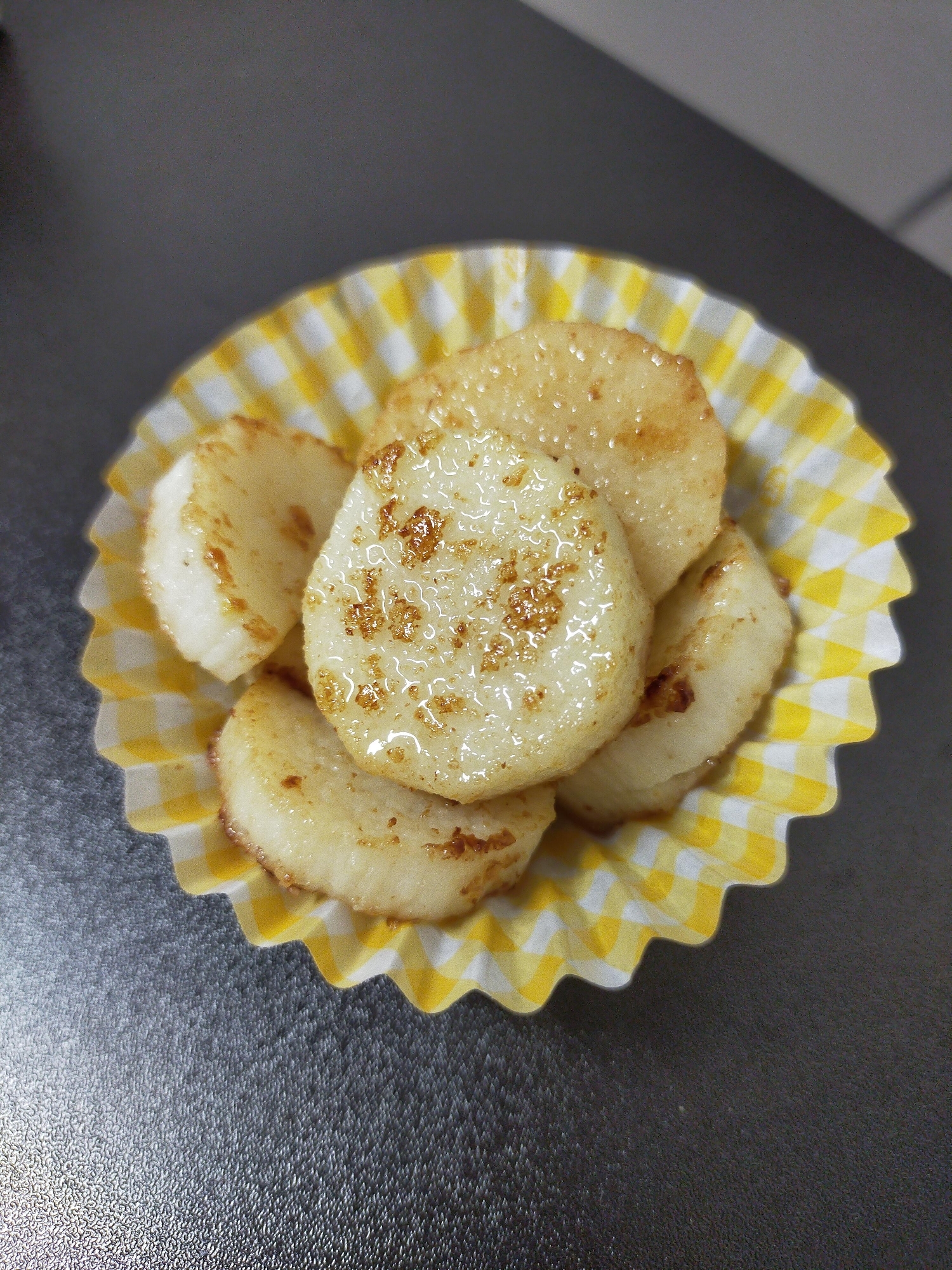 お弁当に♪長芋のマヨつゆ焼き