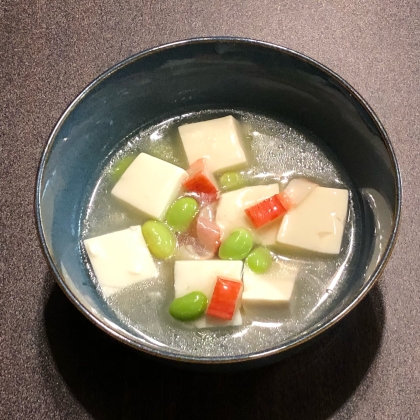柚子胡椒が味の決め手⭐白麻婆豆腐