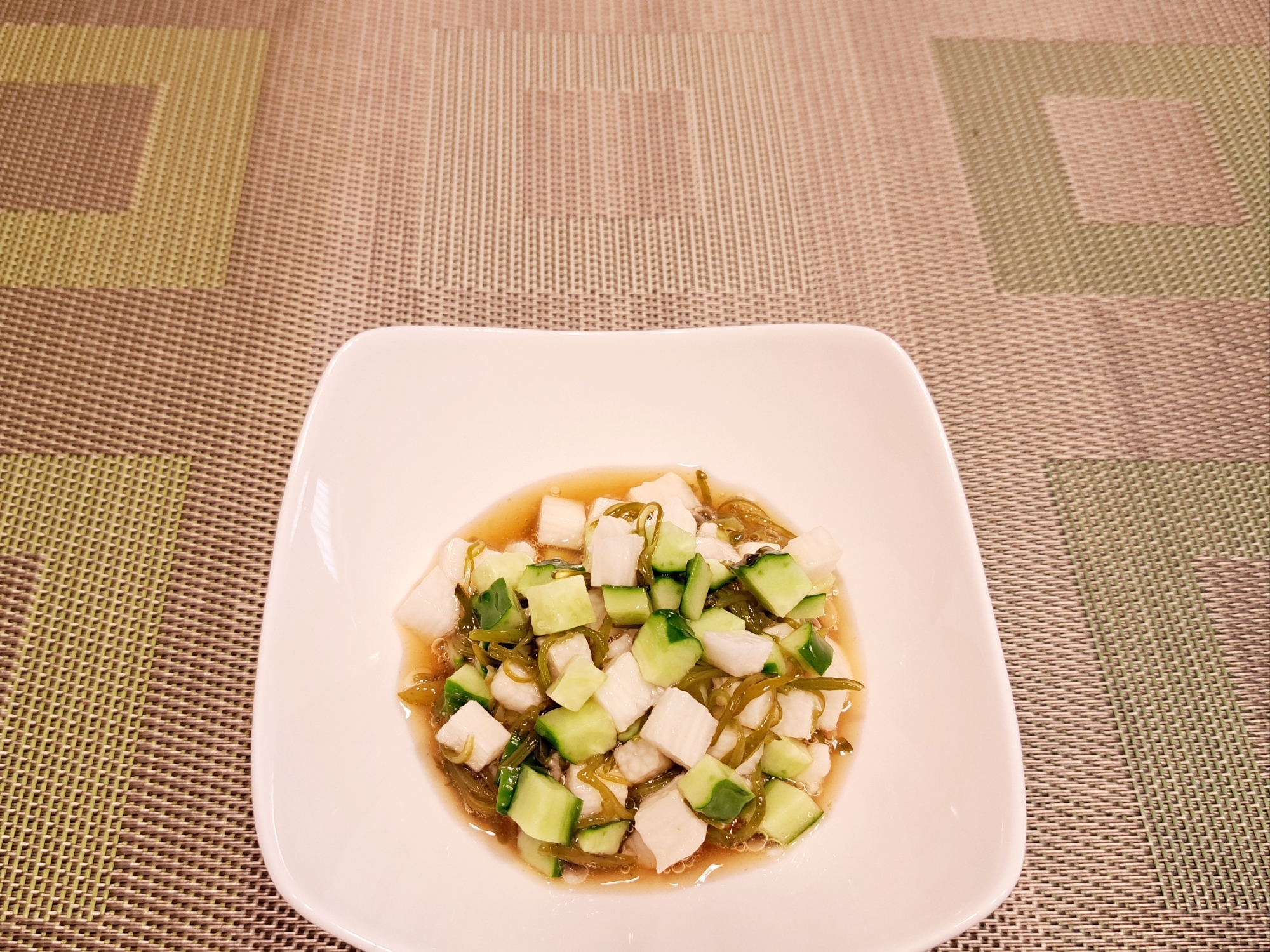 長芋 めかぶ きゅうりの さっぱりポン酢和え
