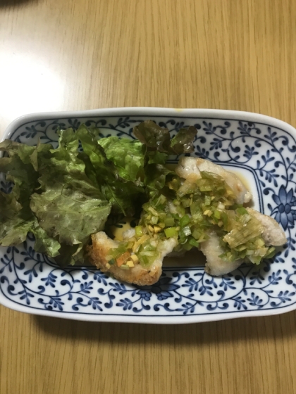 ♪香味だれで美味い♡白身魚の油淋ソースがけ♪