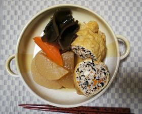 やさしくて美味しい豆腐の袋煮