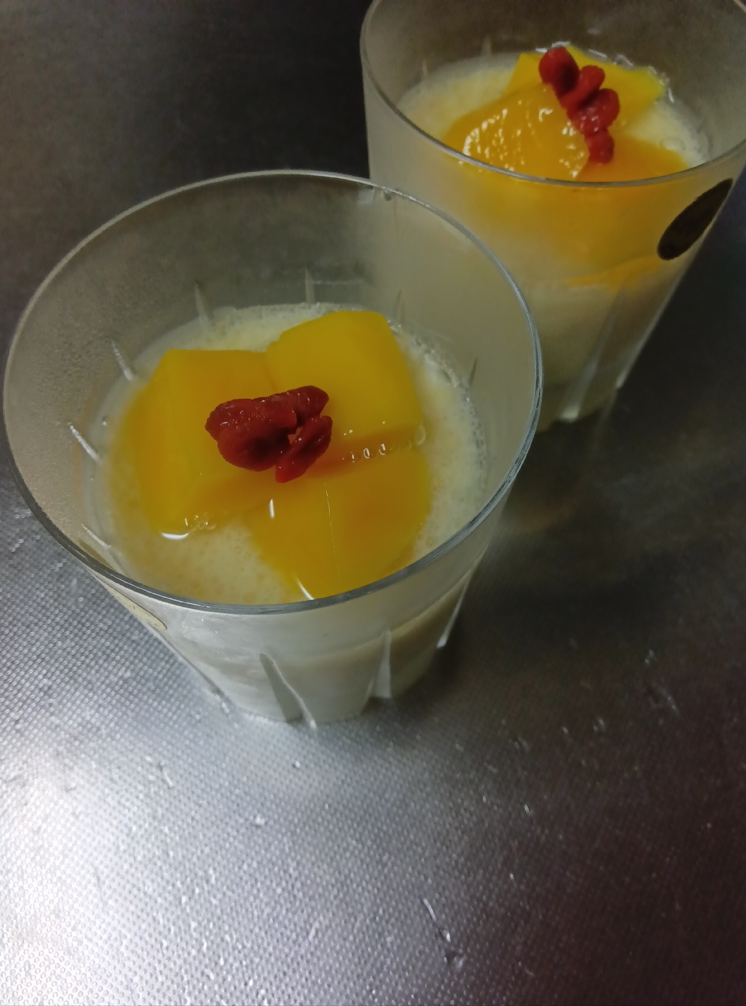 マンゴー杏仁豆腐