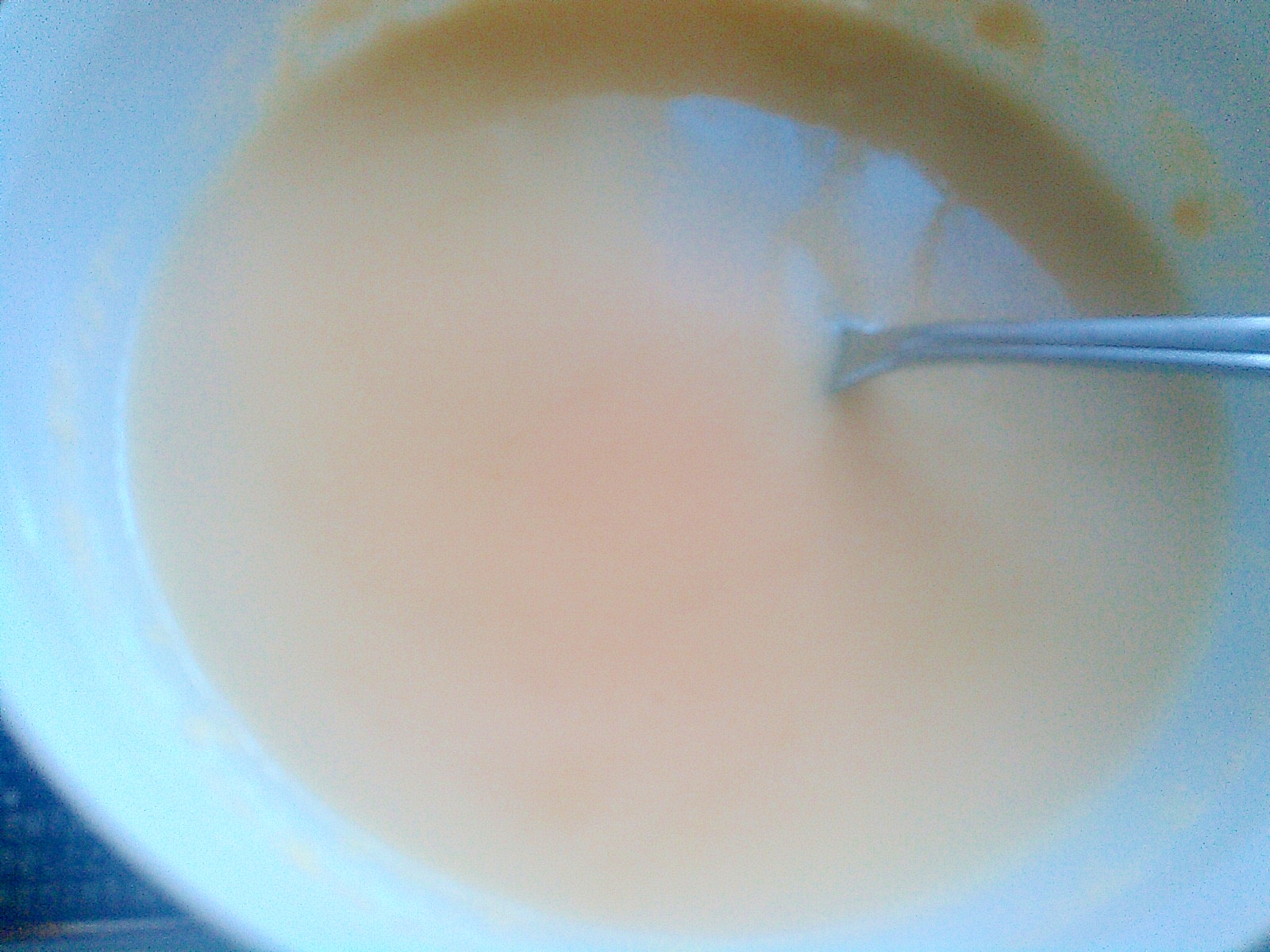 豆乳と味噌の簡単スープ