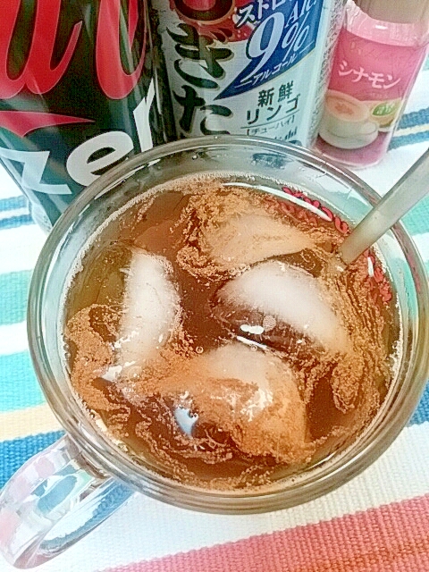 【コカ･コーラ】シナモンアップルコークハイ♪