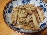 筍と豚肉のオイスターソース炒め＊