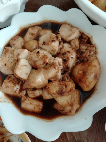 鶏肉と豆腐のプルコギ煮