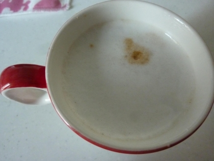 豆乳入りでコクのあるカプチーノとっても美味しかったです♪
ふんわり泡立った泡がカプチーノならではですよね＾＾
癒しのひとときごちそうさまです☆