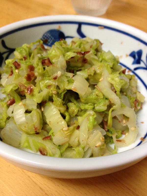 レンジde白菜の簡単サラダ