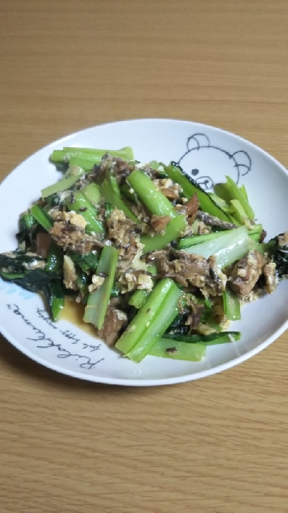 調味料不要！サバ缶と小松菜の炒め物