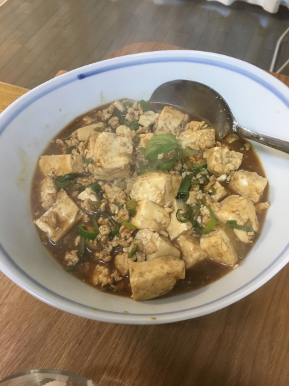 辛くない！お子様も食べれる鶏肉麻婆豆腐♡