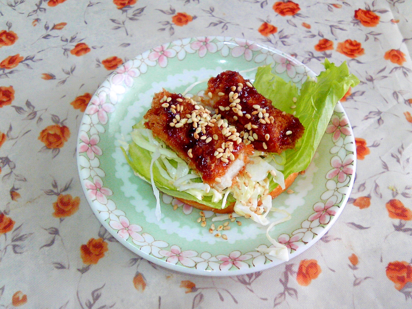 野菜たっぷりカツのせラスク