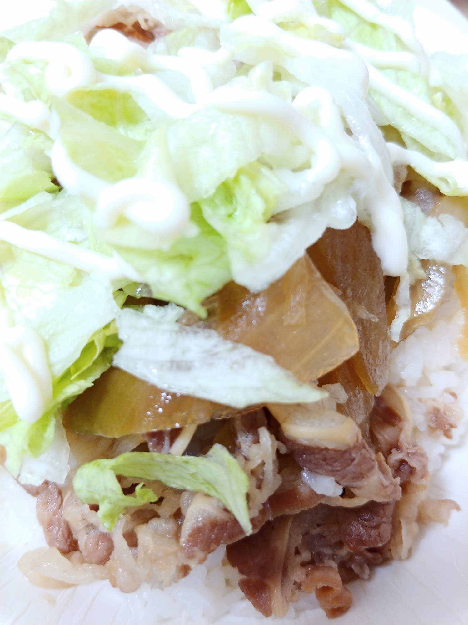 レトルト牛丼でサラダ牛丼 レシピ 作り方 By Happy Time 楽天レシピ