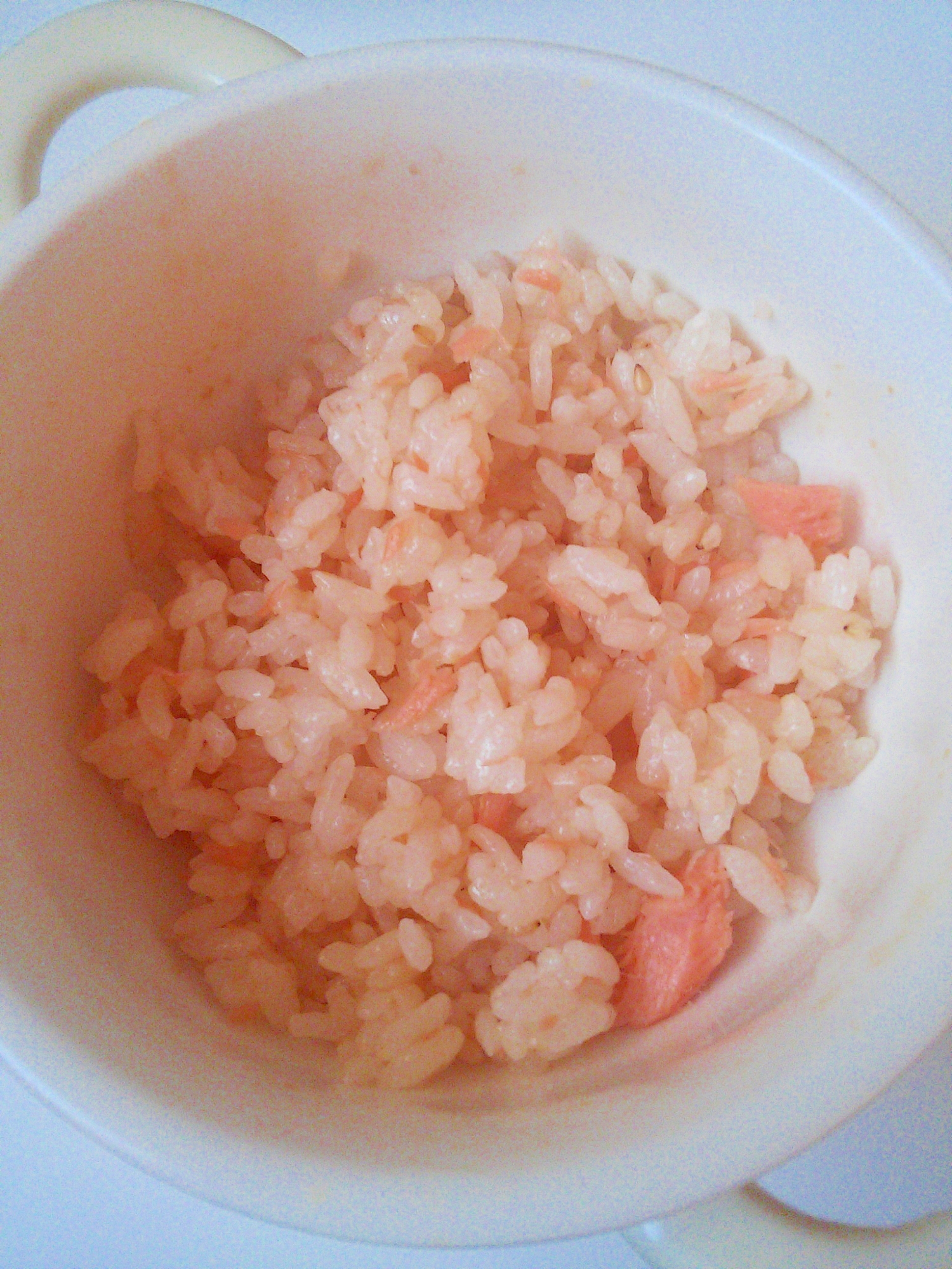 鮭の塩焼きアレンジ☆やさしいお酢入り☆混ぜご飯