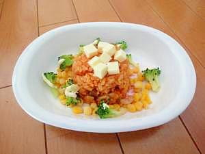 子供と楽しく チキンライスでお子様ランチ風 レシピ 作り方 By ぱぱんぱんぱん 楽天レシピ 子供と楽しく チキンライスでお子様ランチ風 レシピ 作り方 By ぱぱんぱんぱん 楽天レシピ