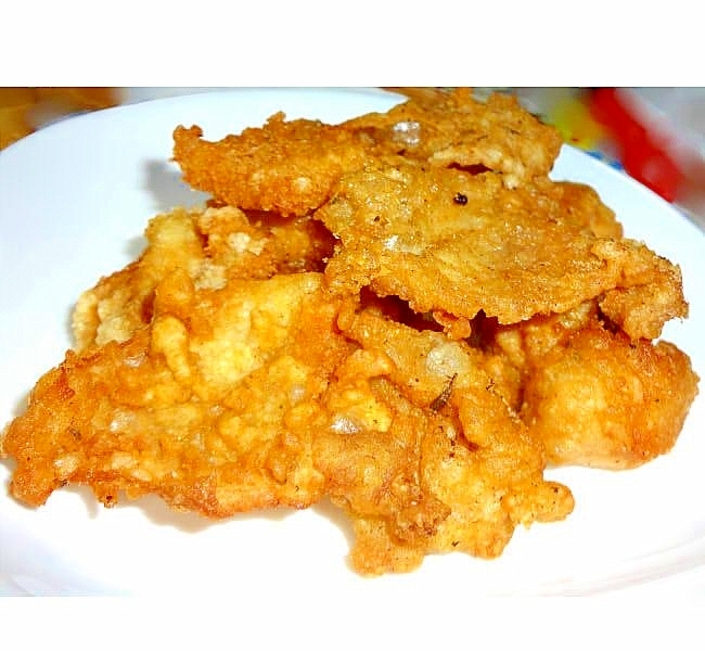 鶏皮のみのフライドチキン