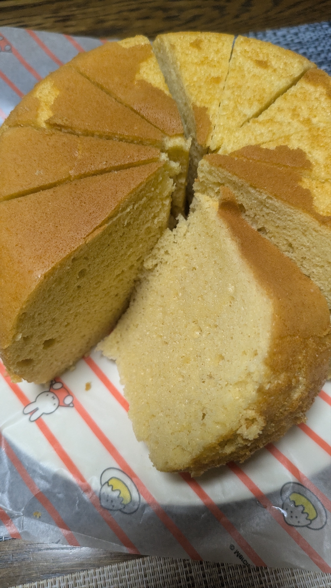 フワフワスポンジケーキ