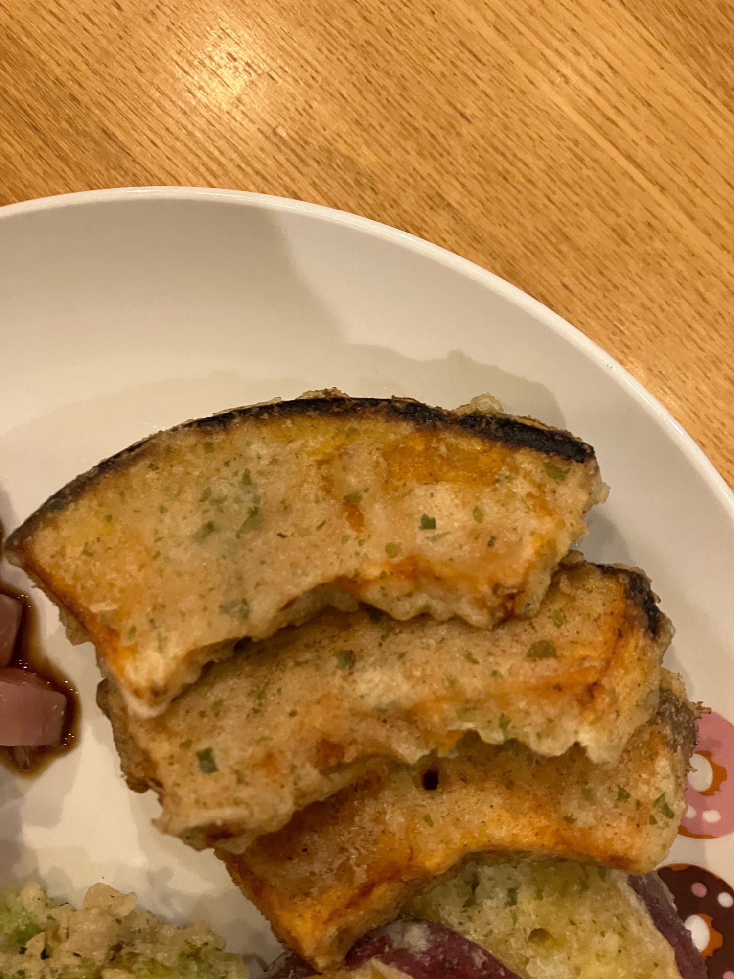 かぼちゃの磯辺天ぷら