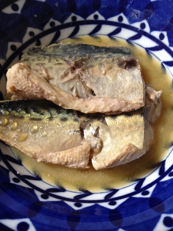 鯖の味噌煮込み