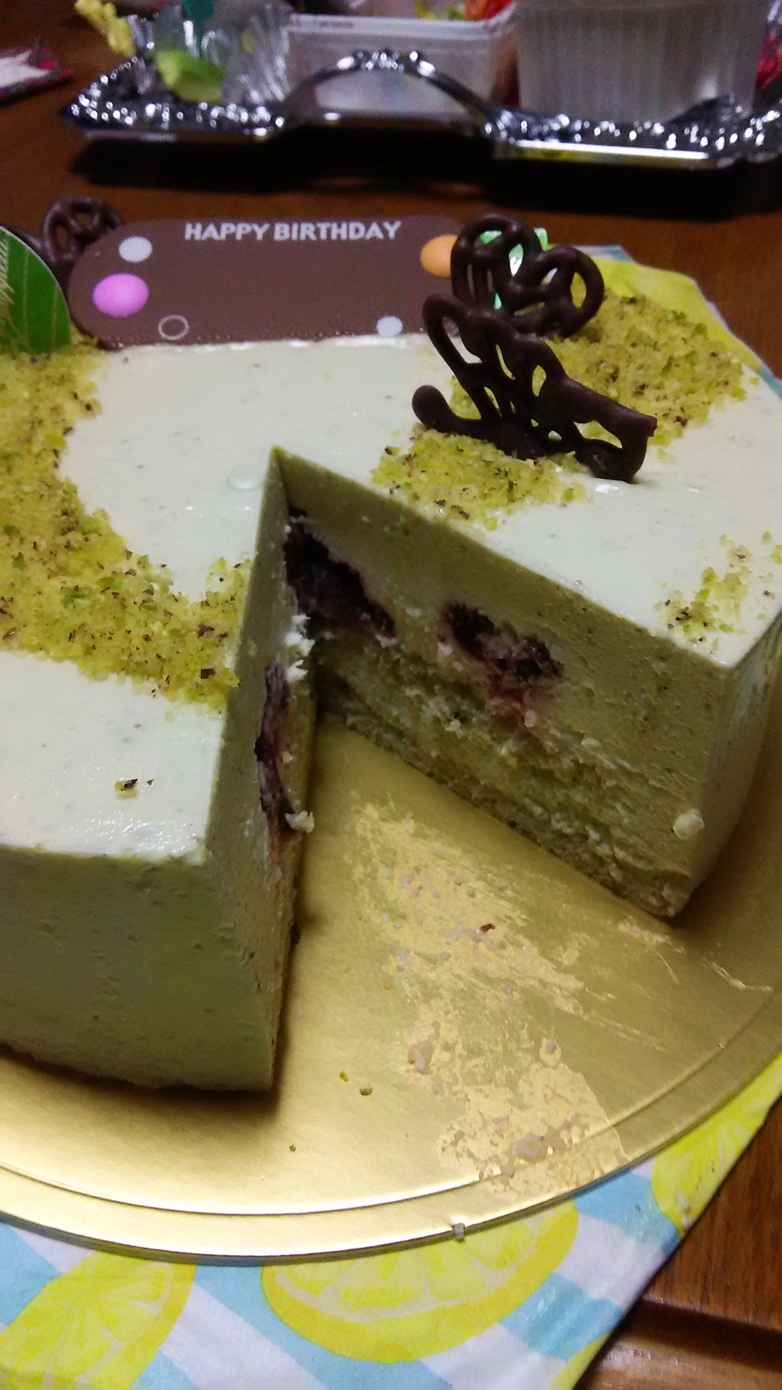 ピスタチオとホワイトチョコレートのムースケーキ レシピ 作り方 By 純金カステラ 楽天レシピ