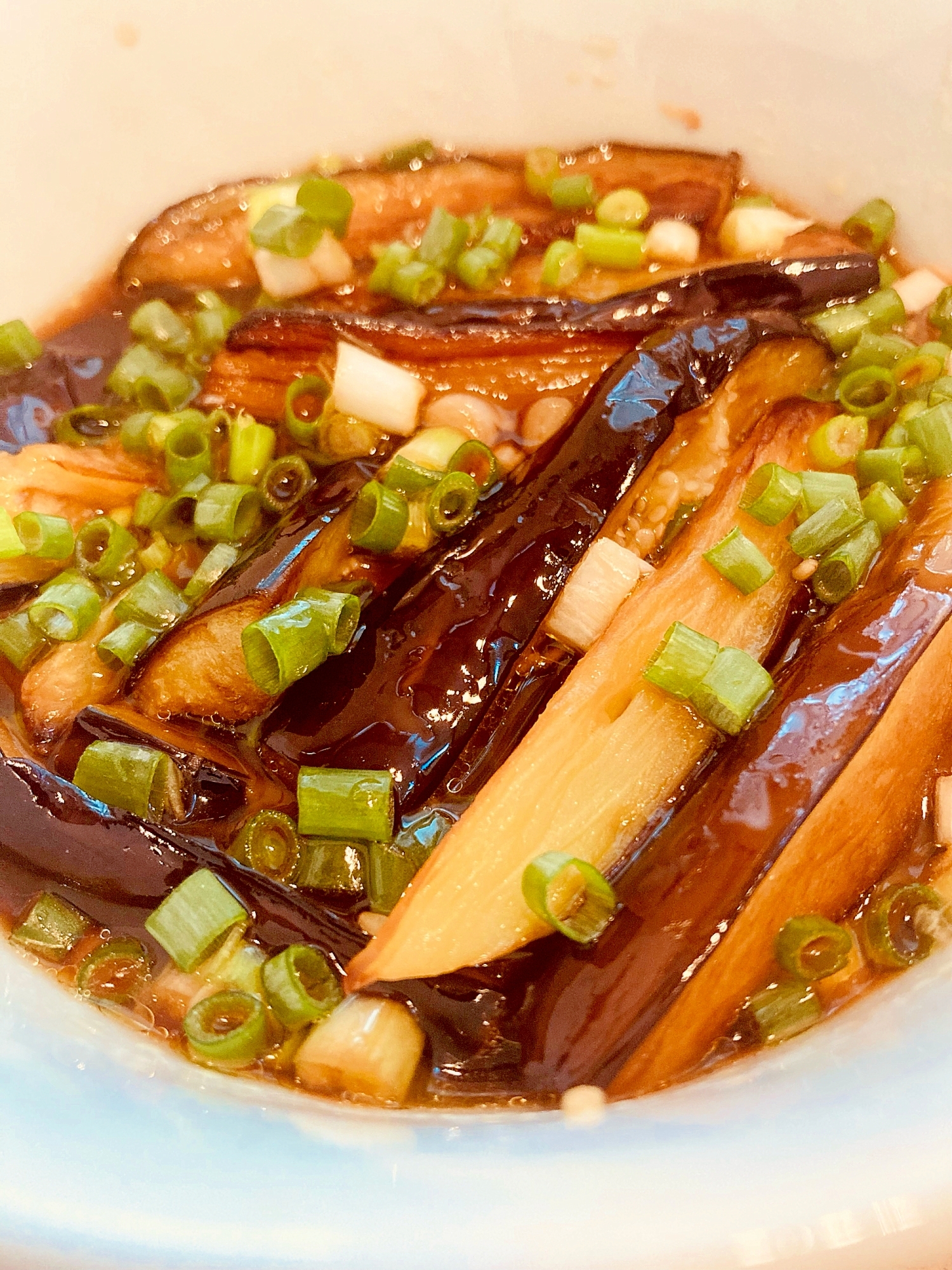 ナスの揚げ浸し　プラントベース