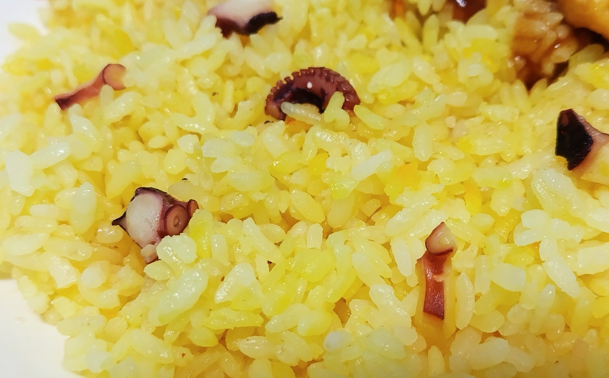 夏の炊き込みご飯ꕥパエリア味の洋風たこめし