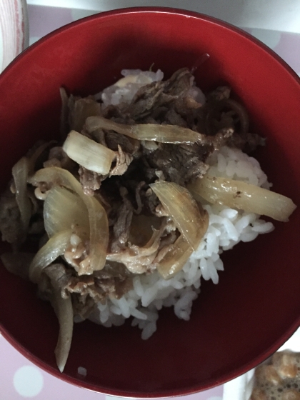 定番の牛丼