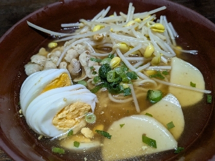 寒い日や夜食にもOK！昔ながらの中華そば☆