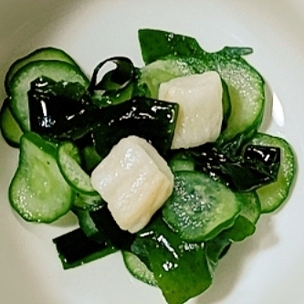 簡単！じゅわー～お麩入り酢の物